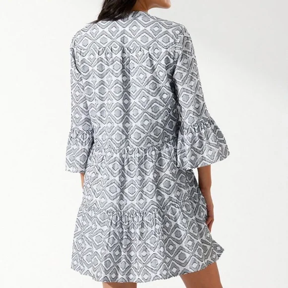 Tommy Bahama Black and White Mini Dress - Picture 3 of 6